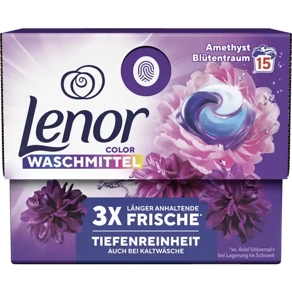 LENOR laundry detergent pods AMETHYST BLOSSOM DREAMS -15pc./1 box FREE SHIP