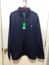 NWT Izod Golf Full Zip Hydra Shield Sun Control Fleece Lined Sweatshirt ... - £14.89 GBP