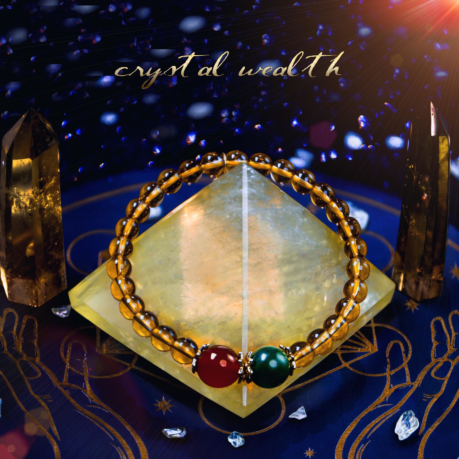 Half bracelet gold,Fortune beads、Master blessing, bracelets, gold, agate