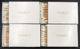 Lot of Four (4) Hyatt Regency Hong Kong Hotel China Matchbook Matchbox - £11.03 GBP