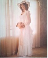 Vintage 70’s Candy Jones California Cottagecore Maxi Dress Wedding Gown ... - $184.30