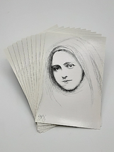 Therese of Lisieux Pencil Sketch Postcard - £3.16 GBP+