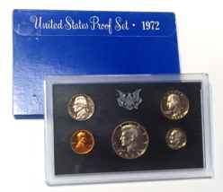 1972 S U.S. Mint Proof Set United States Original Mint Packaging - £11.74 GBP