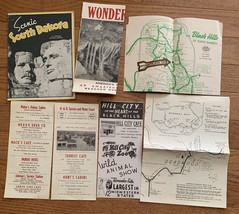 Collection Of Vintage South Dakota Travel Brochures Deadwood Wonderland ... - £7.26 GBP