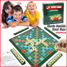 Classic Scrabble Board Game Gift Family Adults Kids Educational Toys Puzzle Game - $22.99