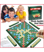 Classic Scrabble Board Game Gift Family Adults Kids Educational Toys Puz... - $31.44 CAD