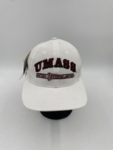 UMass Minutemen Logo Athletic Split Bar Vintage 90s Snapback Cap Hat NWT... - £23.78 GBP