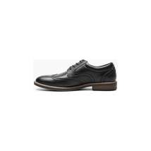 Men's Nunn Bush Centro Flex Wingtip Oxford Party Shoes Black 84983-001 image 4