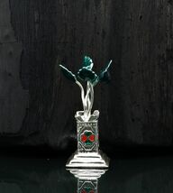 925 sterling silver puja utensils, silver basil rosary mini tulsi plant ... - $69.29