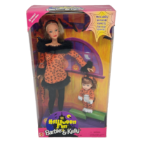Vintage 1998 Halloween Fun Barbie &amp; Kelly Doll Mattel # 23460 New Sealed Box - £29.14 GBP