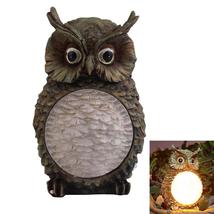 Solar Power Outdoor Owl Figurine Lamp - £47.84 GBP