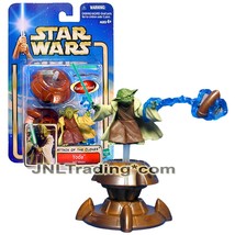 Year 2002 Star Wars Attack of the Clones 2 Inch Figure #23 - Jedi Master... - £31.44 GBP