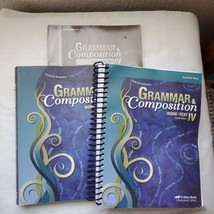 A Beka Grammar and Composition IV Fourth Edition 3 Book Lot,  READ INFO - £19.18 GBP