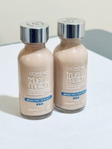 2X L&#39;oreal True Match Broad Spectrum SPF 17 Alabaster ( C1) Foundation - $24.65