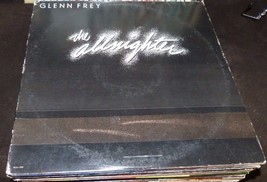 GLENN FREY-THE ALLNIGHTER 1984 MCA RECORDS LP MCA 5501 THE EAGLES free s... - $13.85