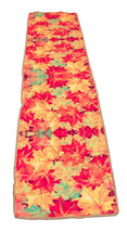 Fall leaf Shades of Orange Table Runner 17x72 inches by Melrose Int - $16.82