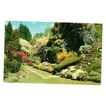 Vintage Postcard Butchart Gardens Victoria British Columbia Canada Landscape - £5.14 GBP