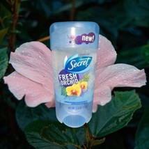 Secret Fresh Antiperspirant Deodorant Clear Gel, Fresh Orchid, 2.6 Oz 052021 4ct - £29.18 GBP