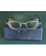 Vintage Bausch & Lomb Safety Glasses ~ Mesh Side Shields ~ (B&L) 22 44 w/Case - $124.99