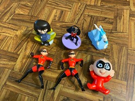 Disney McDonald&#39;s HM Mixed Lot 6 INCREDIBLES 2 Toys Figures Collectibles - £4.57 GBP