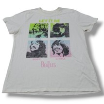 The Beatles Shirt Size Large Women&#39;s &quot;Let It Be&quot; Band Tee John Paul Ring... - $26.72
