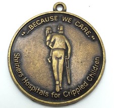 Shriners Medallion Because We Care Shriners Hospitals Challenge Coin - £12.20 GBP