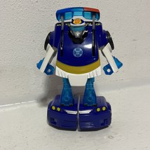 Transformers Rescue Bots Chase Energized Police Bot Car 6&quot; Inch Figure Hasbro - £6.69 GBP