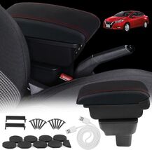 BHB Consoles Armrest Box Compatible with Nissan Almera Versa 2020-2024 C... - $111.36