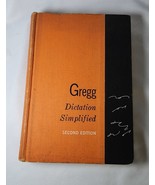 Gregg Dictation Simplified - Leslie Zoubek Strony (Hardcover, 1956, 2nd ... - £12.46 GBP