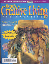 Aleene&#39;s CREATIVE LIVING  The Magazine September 1995 Southwest Shrink- It - $1.75