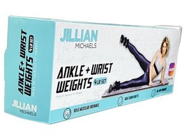 Jillian michaels ankle or wrist weight set 4lbs (adjustable for ankle or wrist) - £14.88 GBP