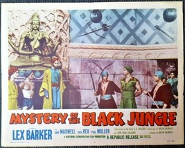 Mystery Of The Black Jungle, 1954 Original Release Poster, Lex Barker 14&quot; x 11&quot; - £4.65 GBP