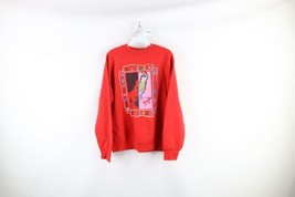 Vtg 80s Ocean Pacific Womens Large Spell Out Snowboard Crewneck Sweatshirt USA - £46.68 GBP