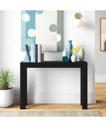 Solid Wood Modern Accent Console Table / Sofa Table in Black Finish - $423.99 CAD