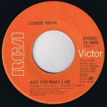 Connie Smith Just For What I Am 45 rpm I&#39;d Still Want To Serve Him Today CDN Pr - $9.89