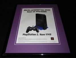 2004 Playstation 2 System PS2 Framed 11x14 ORIGINAL Vintage Advertisement - £27.16 GBP