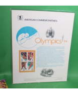 American Commemoratives Olympics 84 USPS Stamps Panel 215 May 4, 1984 - $9.89
