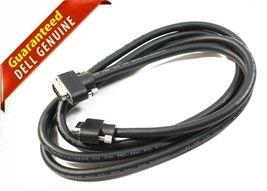 Dell VGA-6 Video Cable 15-Pin Male to Male 2 Low Profile Connectors DPHJ... - $25.99