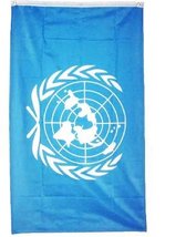 New 3x5 United Nations Flag UN Peace Keeping Flags NIP - £3.88 GBP