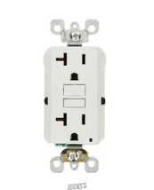 20 Amp Self-Test Smart-lock Pro Slim GFCI Duplex Outlet, White (3-Pack) - £26.07 GBP