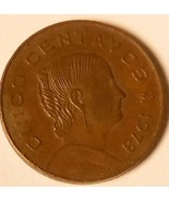 Lot of Mexico Coins 5 Centavo 10 Centavo 50 Centavo 1 Peso 5 Peso   - £1.16 GBP