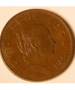 Lot of Mexico Coins 5 Centavo 10 Centavo 50 Centavo 1 Peso 5 Peso   - $28.32 MXN