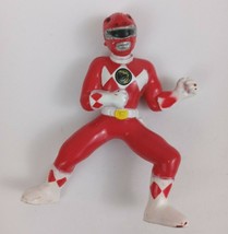 Vintage 1994 Saban Power Rangers Red Dino Ranger 2.5&quot; Collectible Action Figure - £4.55 GBP