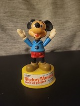 Vintage 1977 Mickey Mouse Push-Up Puppet Gabriel Industries, Made in Hon... - $7.84