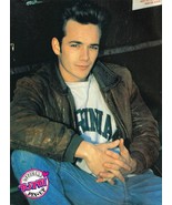 Luke Perry - 11&quot; x 8&quot; Teen Magazine Poster Pinup - £4.70 GBP