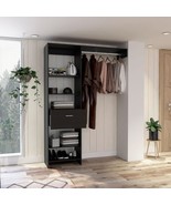 FM FURNITURE Hybrid 150 Closet System with 5 Open Shelves, 1 Drawer, and... - $569.65 CAD+