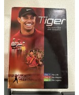 Tiger Woods Authorized DVD Collection 2004 Box Set 3-Disc Set Golf Masters - £7.65 GBP