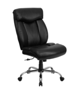 HERCULES Series Big &amp; Tall 400 lb. Rated Black LeatherSoft Executive - $7,835.77 MXN+