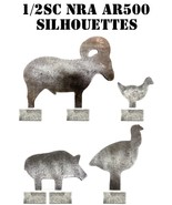 1/2sc 3/8&quot;AR500 IHMSA/NRA Metallic Silhouette Steel Targets Not Welded w... - $3,060.49 MXN
