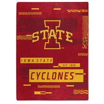 Iowa State Cyclones 60&quot; by 80&quot; Twin Size Digitize Raschel Blanket - NCAA - £38.64 GBP
